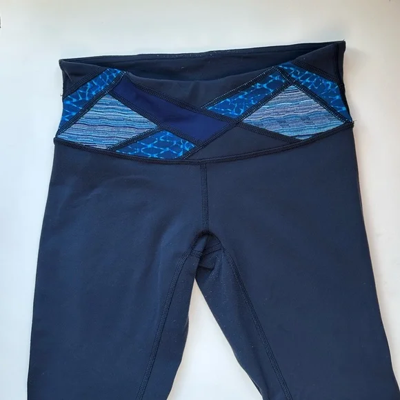 COPY - Lululemon WunderUnder Leggings Crop Tight Navy🌟 - Picture 4 of 11
